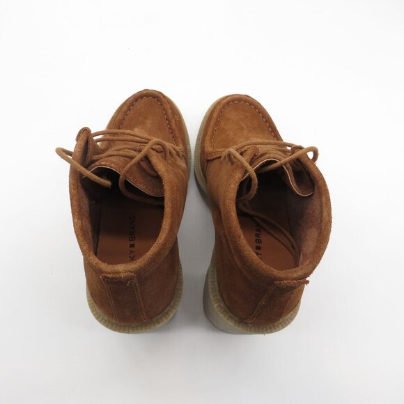 Lucky Brand Women's 5.5 Brown Leather Lace-Up Heeled Ankle Boots NEW - Picture 8 of 8